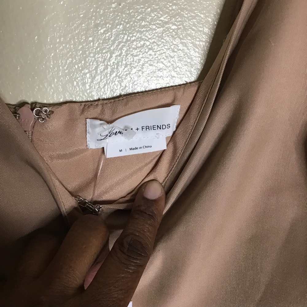 Revolve Lovers + Friends Women Jumpsuit  Sz. Med  NWT Missing Belt - Picture 6 of 8